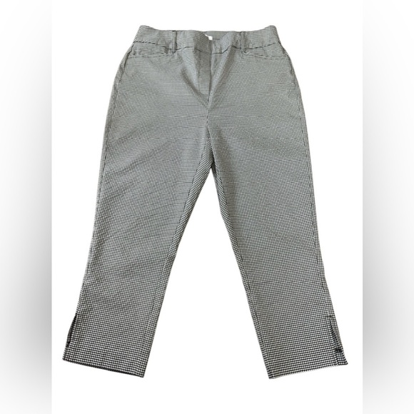 NWOT, Penningtons, Plus Size Ankle Pants, 14W, Black & White (Houndstooth) - Picture 7 of 9